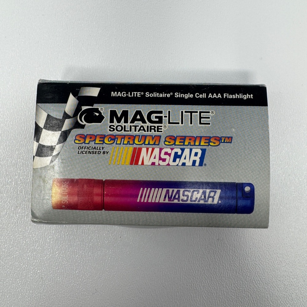 Mag-Lite Solitaire NASCAR Spectrum Series AAA Flashlight K3ACV2 Gradient New